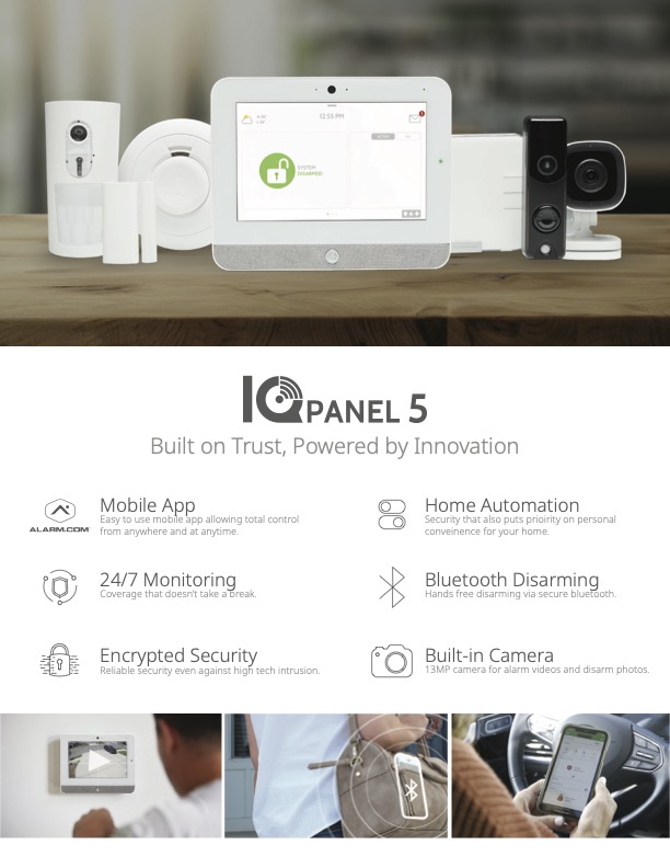 Qolsys IQ Panel 5 Overview